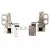 Lenovo ThinkPad X240 X250 X260 04X5364 04X5363 04X5365 Hinges